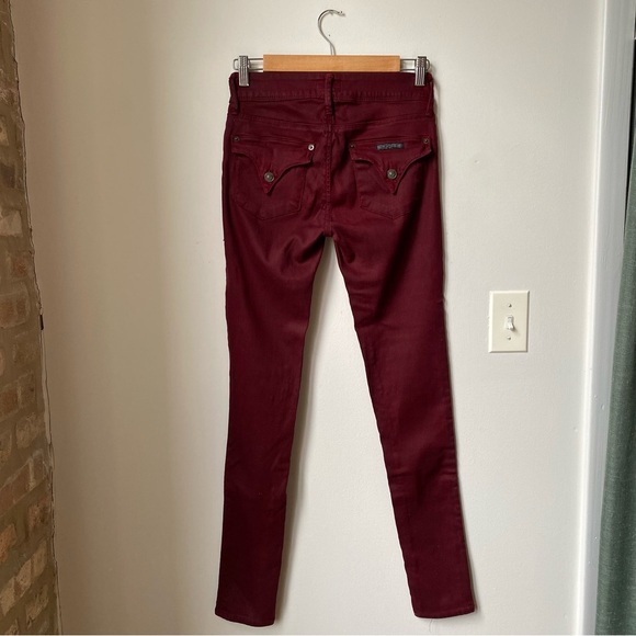 Hudson Jeans Deep Red Denim size 24 - Picture 3 of 7
